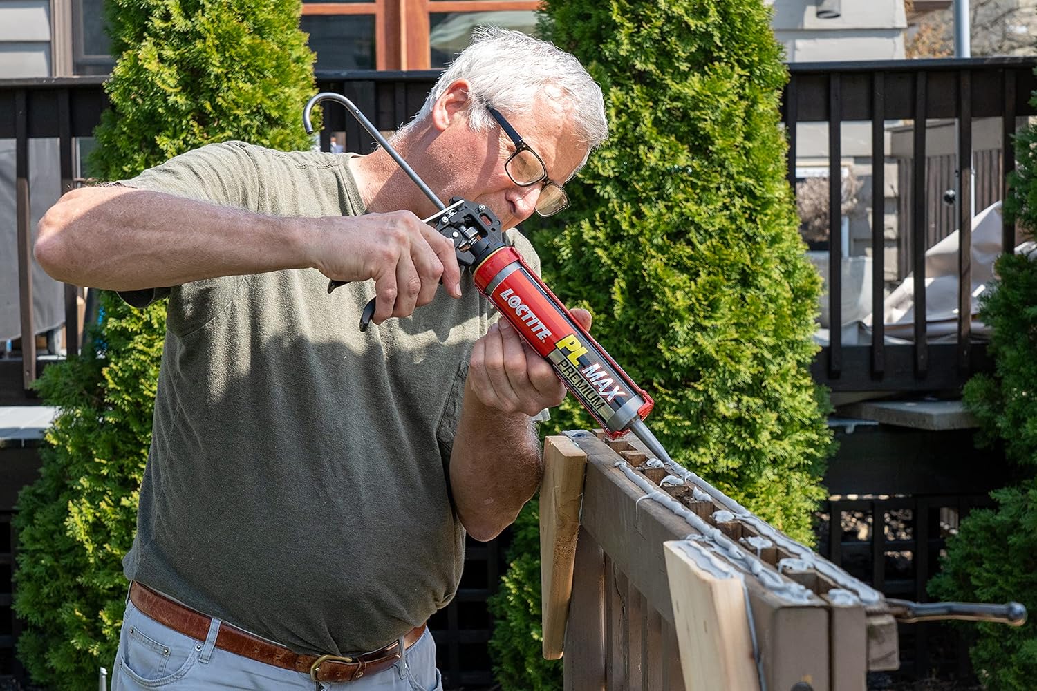 Loctite PL Premium Max Construction Adhesive, Versatile Construction Glue for Wood, Concrete, Stone & More - 9 fl oz Cartridge, Pack of 1 - Image 6