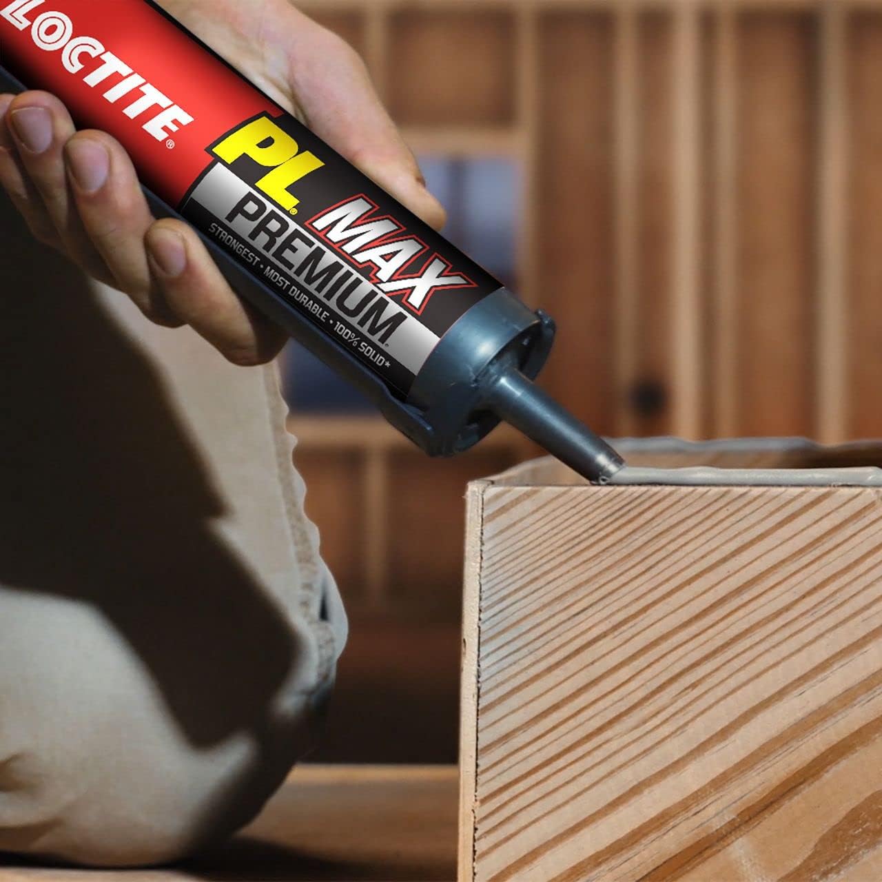 Loctite PL Premium Max Construction Adhesive, Versatile Construction Glue for Wood, Concrete, Stone & More - 9 fl oz Cartridge, Pack of 1 - Image 7