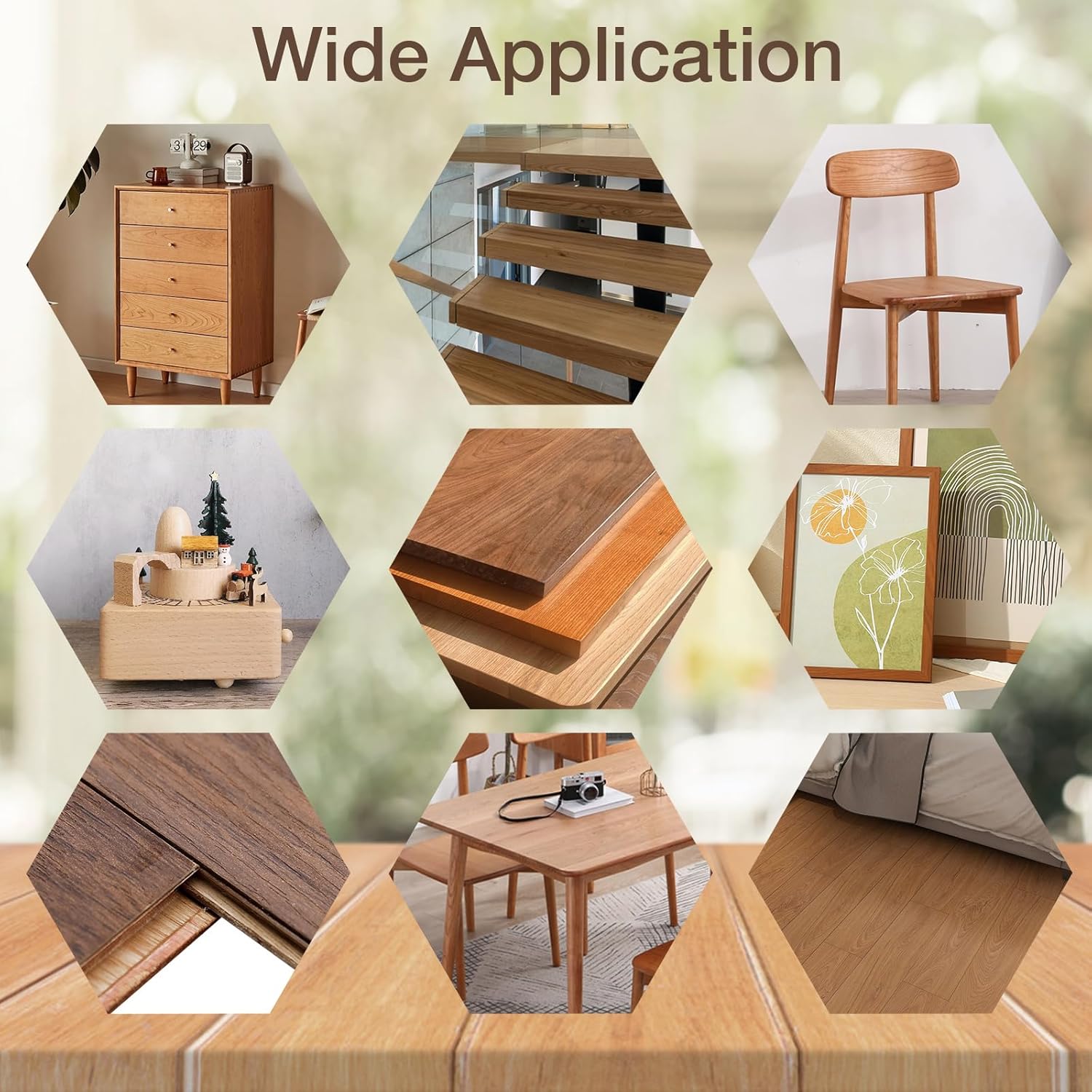 Wood Glue, Wood Glue for Furniture Heavy Duty - Strongest Wood Glue for Woodworking Waterproof Repair Glue Suitable for Furniture, Garden, Crafts, DIY, Metal to Wood,Wood to Wood (150g/5.1oz) - Image 6